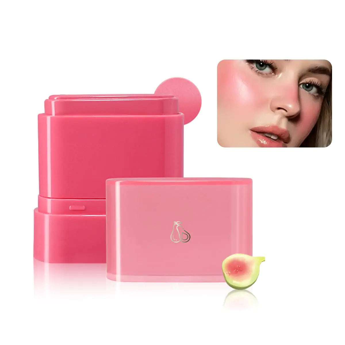 Multi-Purpose Hydrating Cream Blush Stick - Cheeks, Eyes & Lips (#02 Guava)