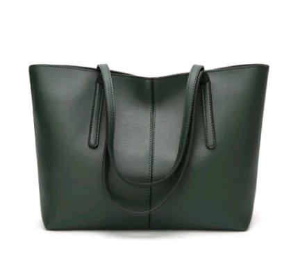 Chic Large Tote Bag - Stylish PU Leather Women's Handbag | 25cm Spacious Design