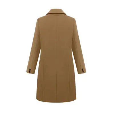 Mid-Length Wool Blend Trench Coat - Women's Outerwear
